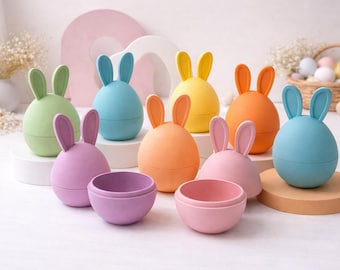 Bunny Surprise Egg 3D Printed Fillable Egg for Party Favors Surprise Egg Easter Basket Stuffers & Bunny Themed party decoration