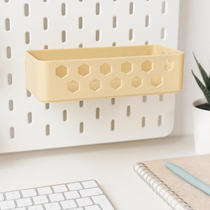 SKADIS organizer accessories for IKEA Pegboard Honeycomb tray Shelf for Desk or Office skadis accessories  for ikea pegboard Decorative tray