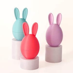 Bunny Treasure Egg Fillable Easter Gift for Kids Candy Holder Basket Stuffer for toddlers Easter Egg Hunt gift for Kids 3D Printed bunny