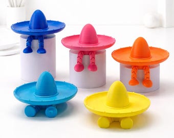 Fiesta Party Favor Articulado Sombrero Buddy Lindo Mini Estatuilla impresa en 3D para niños Celebración del Cinco de Mayo Fiesta decoración de fiesta temática