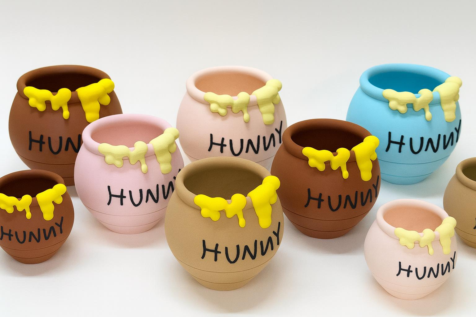 くまのプーさんにインスパイアされたハニーポットかわいいハニージャー