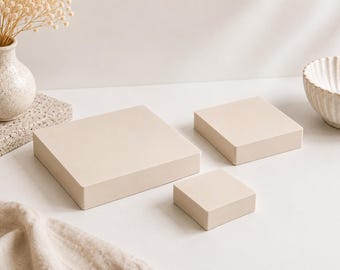 Flat Platform Photo Prop, Product Photography Display Riser, Styling Block for Product Photos, Boutique Display Stand