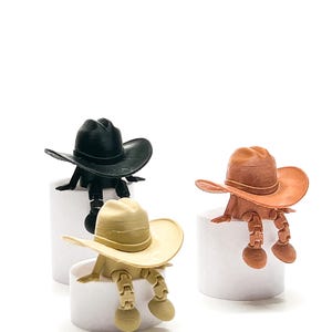 Bomboniera per festa da cowboy, cappello da cowboy articolato, decorazione da addio al celibato in stile western, regalo rustico, decorazione da tavolo per festa da rodeo, piccolo regalo da cowboy