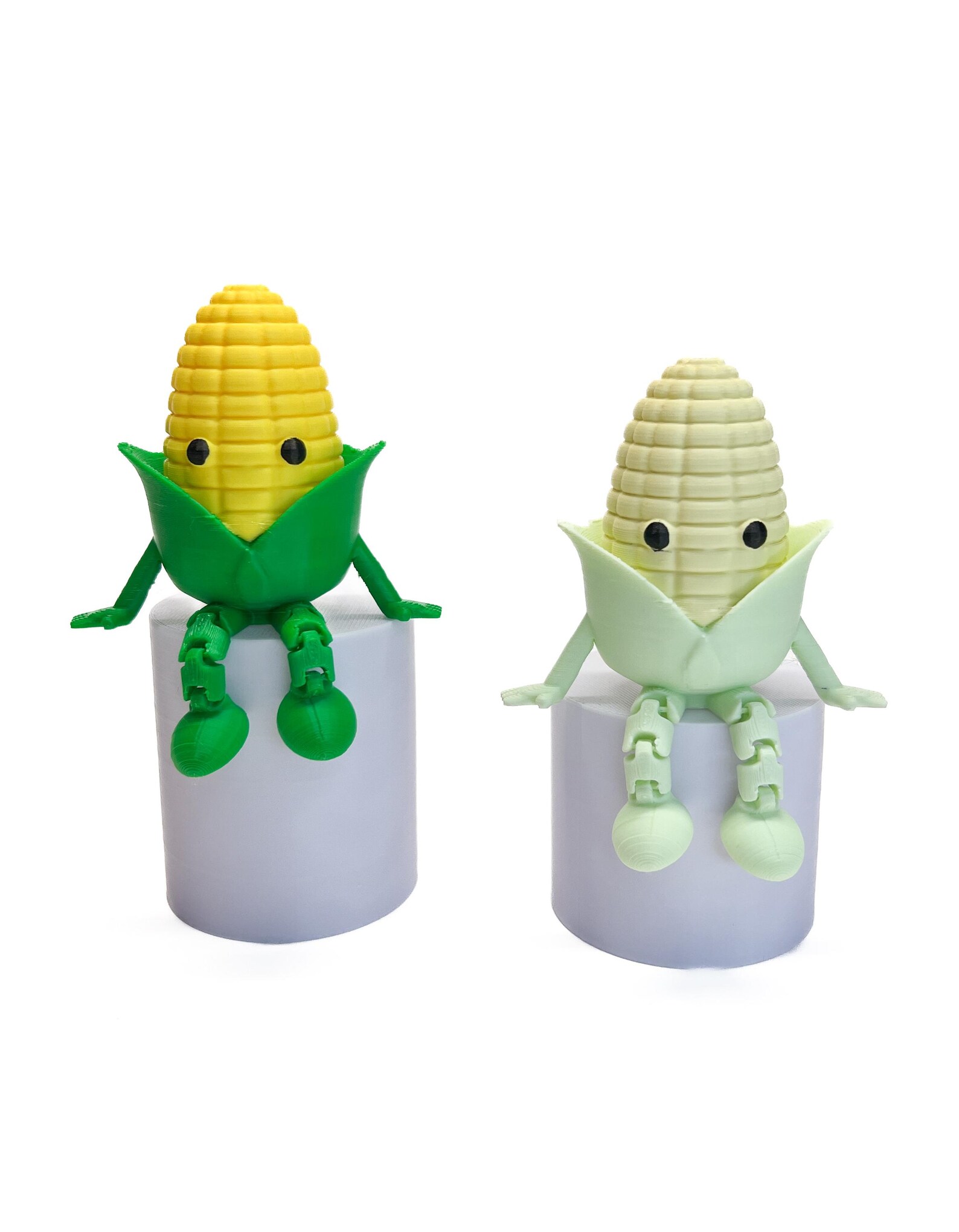 Funny Gift for Cooworker Corn Desk Buddy 3D Printed Articulated Corn ...