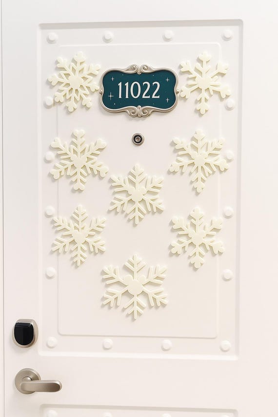 Christmas Pixie Dust Gift Mickey Snowflake Magnet Disney Cruise Fish Extender Exchange Door Cabin Decor DCL Christmas cruise door decor