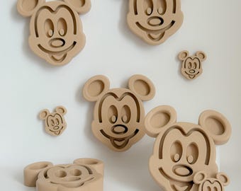 ミッキーワッフルマグネット ディズニーキッチンデコレーション