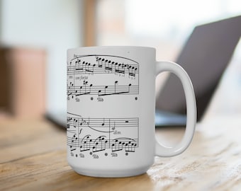 Chopin, Nocturne in C Sharp Minor Ceramic Mug 15oz