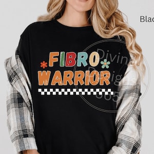 Fibro Warrior shirt, fibromyalgia awareness tee, chronic illness tshirt for her, invisible illness, chronic pain, hidden disability shirt