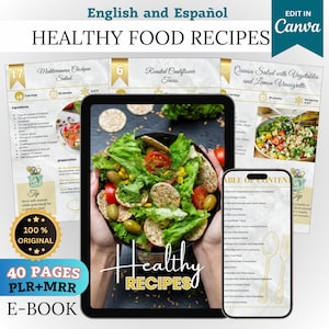Zdrowe przepisy, bogate w proteiny, ebook o zdrowiu, miłość do siebie, ebook o odżywianiu, zeszyt ćwiczeń, plr, mrr, ebooki, szablon książki kucharskiej, ebook canva, pdf