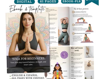 Yoga for Beginners eBook: Guided Poses, Routines, and Practice (PDF),yoga guide,digital yoga book,yoga practice ebook,yoga routine ebook