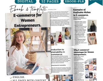 E-commerce Guide for Women Entrepreneurs: Canva Ebook Template (PDF)