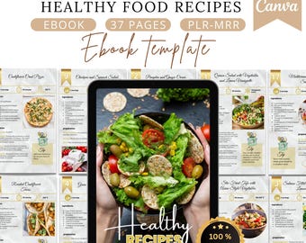 Healthy recipes, rich in proteins, wellness ebook, self-love, nutrition ebook, workbook, plr, mrr, ebooks,cookbook template,ebook canva,pdf
