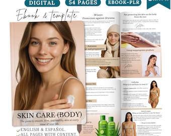 Body Care Ebook Guide: DIY Skincare, Natural Recipes (PDF),skin and body care guide,body care guide,natural beauty ebook,skin wellness ebook
