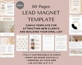 Canva Lead Magnet Template: 60-Page Coaching Workbook (PDF Download)