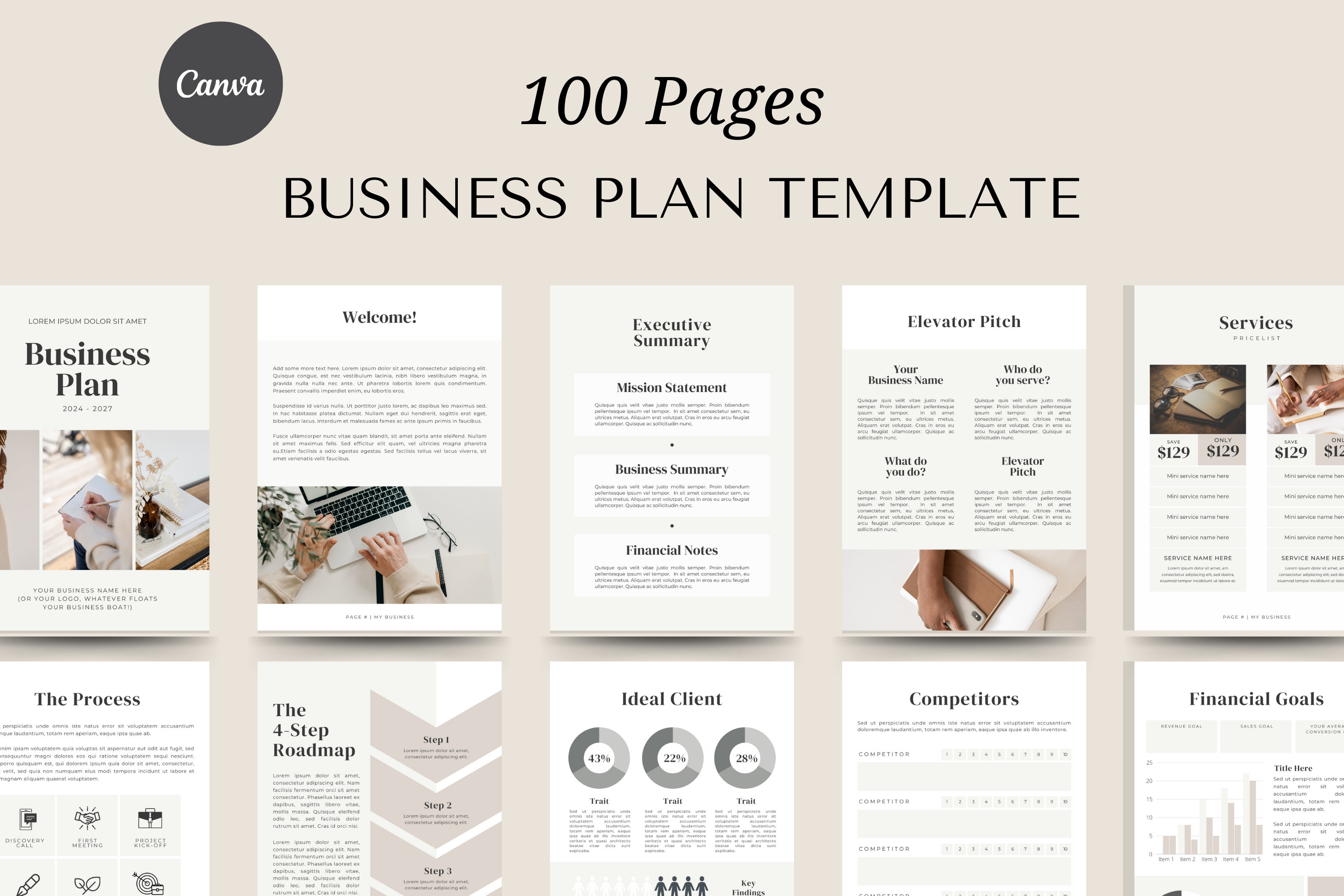 Business Planner Template Printable Small Business Planner Start up ...