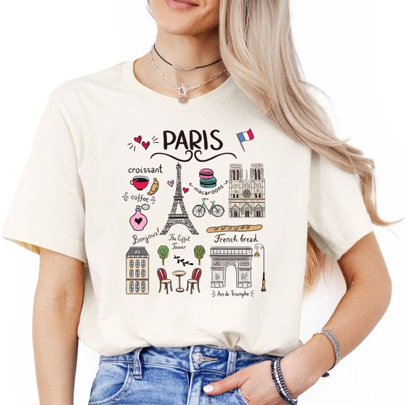 Paris France Shirt, Vacation in Paris, Gift for Travel Lover, Paris Trip Tee, Fashion Shirt, Fashion Lover Gift, Europe Trip, Girls Trip