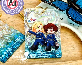 Lies of P - Memories of Krat Holo Ripple Acrylic Charm