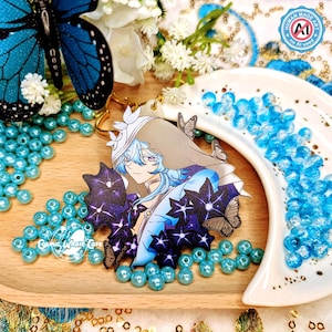 Wuthering Waves - Blue Nightglow Single-Side Acrylic Charm (Shorekeeper) **CLEARANCE**