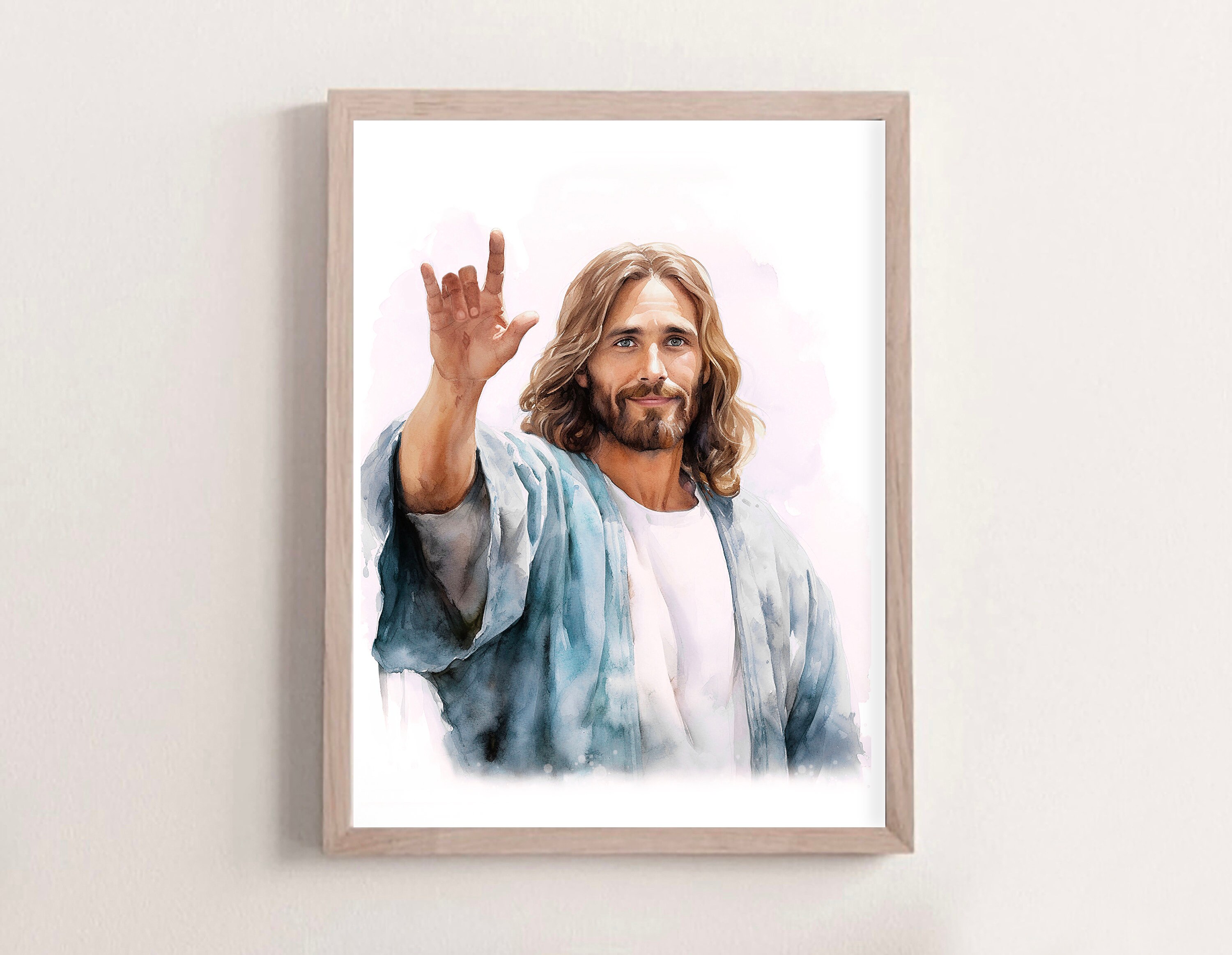 Jesus Loves You ASL i Love You Jesus Christ Saying ily in American Sign ...