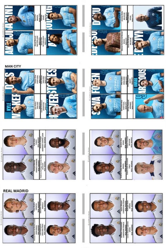 2025 Soccer World Club Cup Team Cards: Collectible Fan Set