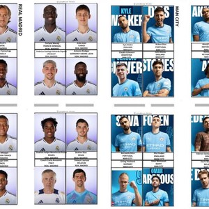 World Club Cup Team Cards: Collectible Fan Set. Stickers and more image 1