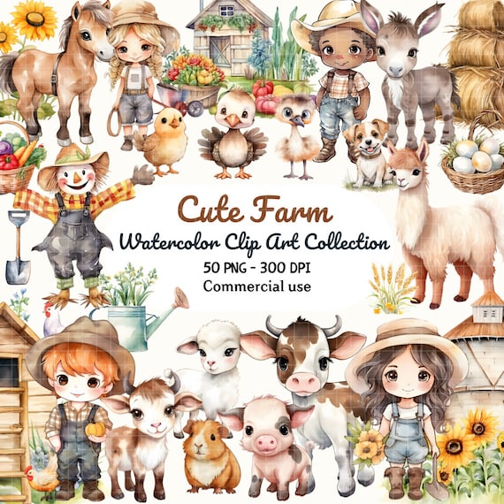 Clip Art Baby Farm Animals