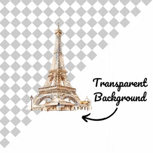 Watercolor Paris Clipart Bundle, Croissant, Romantic Paris PNG, Travel Clipart,Bonjour Paris PNG, Paris France Clipart, Eiffel Tower Clipart image 5