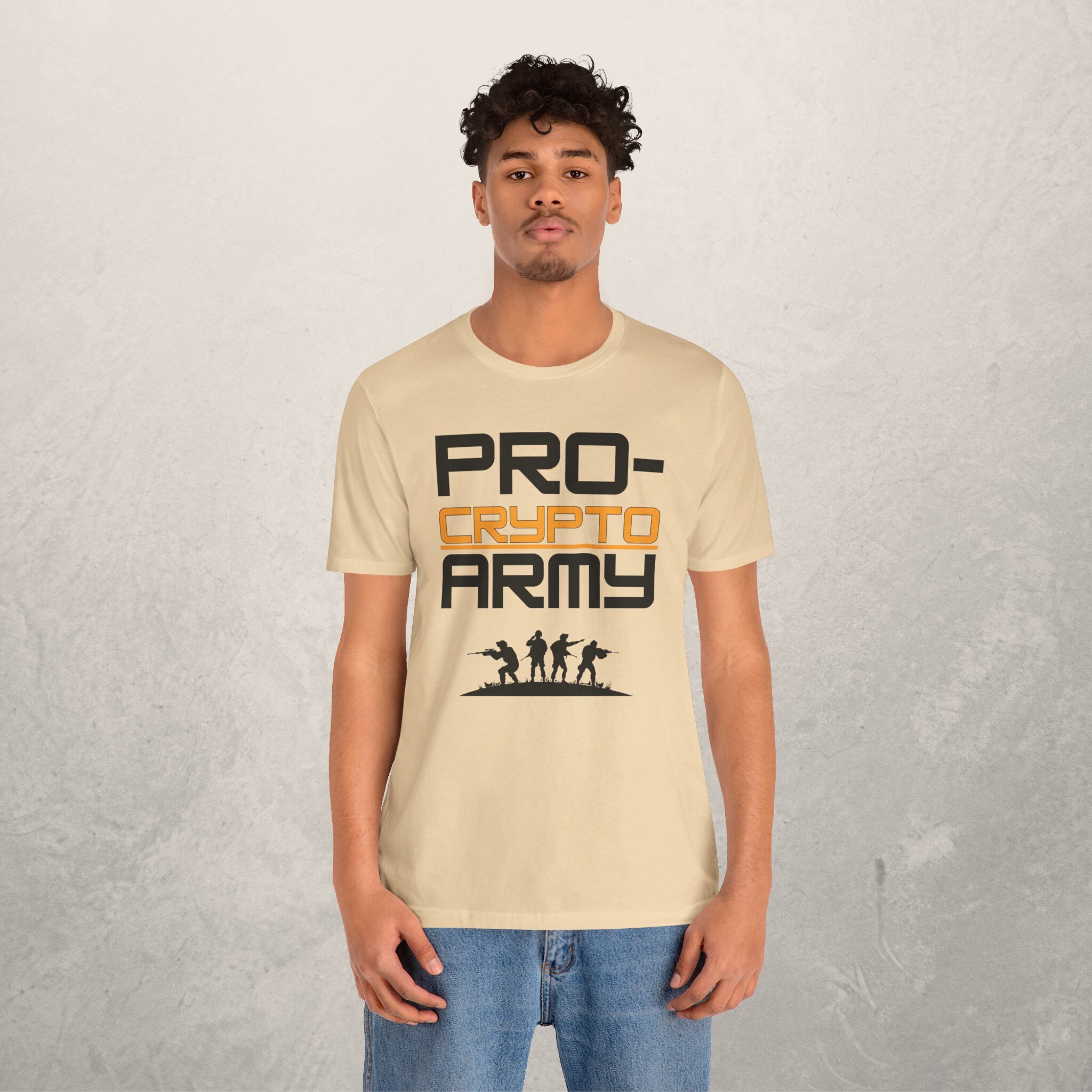 Pro-crypto Army Tee - Bella Canvas Short Sleeve, Donald Pump Shirt, Unisex  Crypto Support Apparel - Etsy