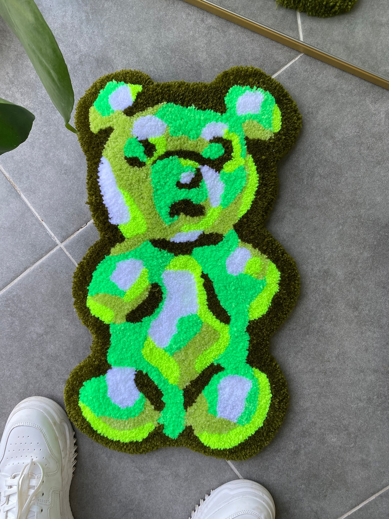 Thread Bear Rug Bear Tufting Rug - Etsy