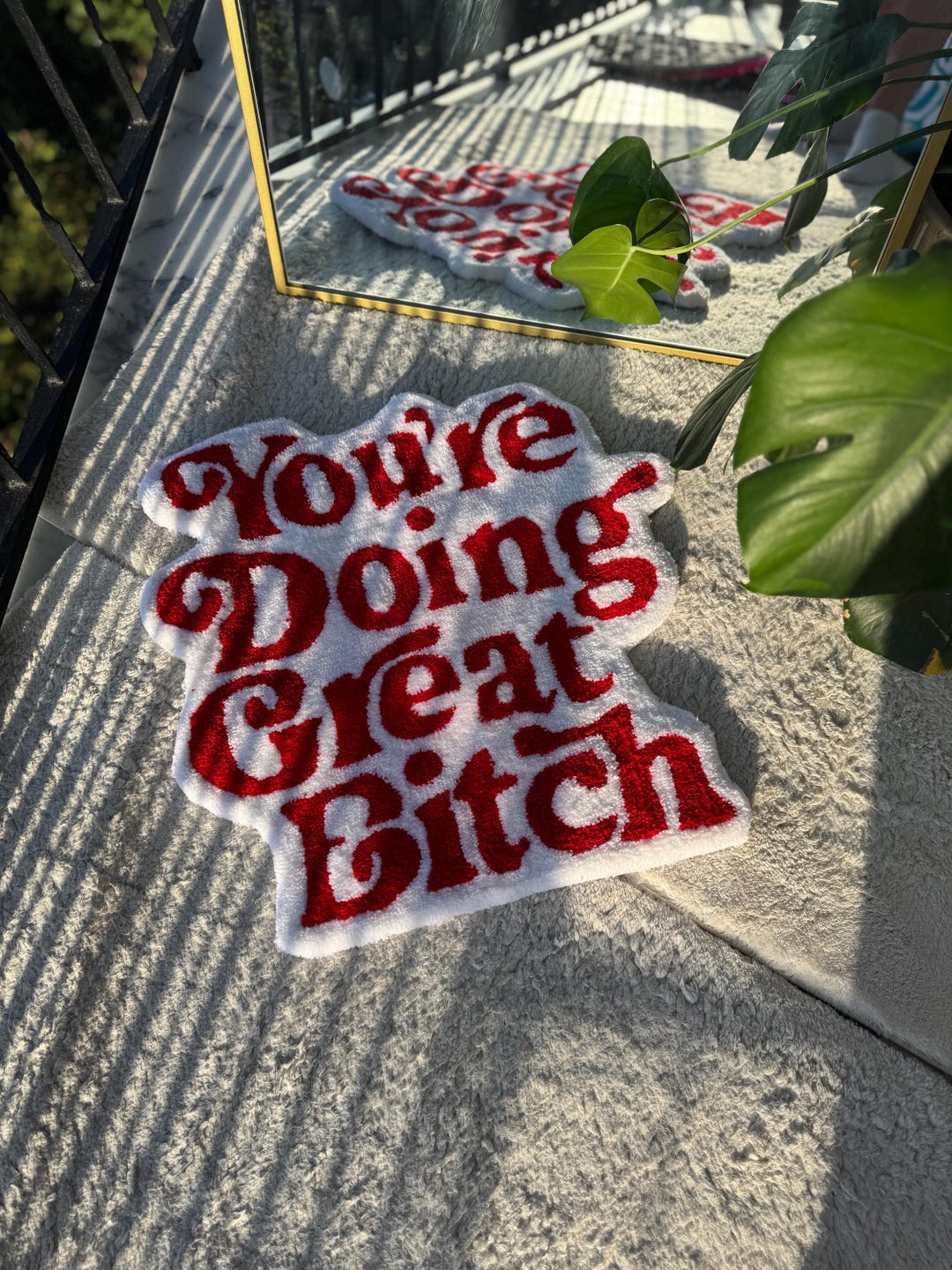 Stupid Rug Handmade Tufted Rug – Funny Modern Art, Empowering Quote - Etsy