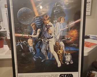 Star Wars Movie Poster - Autographed