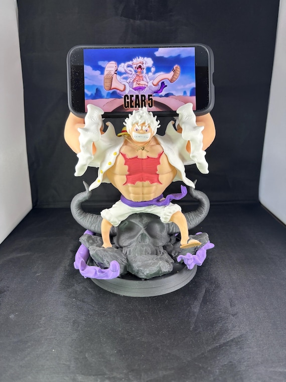 One Piece 3D Printed Gear 5 Luffy IPhone Stand!