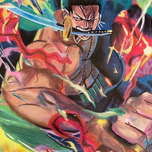 One Piece Zoro Fanart Painting