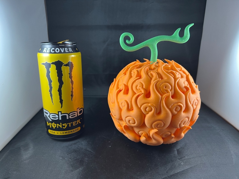 One Piece 3d Printed Devil Fruit Mera Mera No Mi Etsy