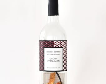 Cherry Persimmon Cocktail Mixture