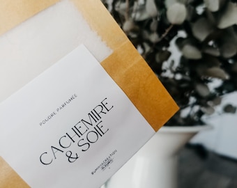 Poudre parfumée, poudre aspirateur, senteurs, parfum d'intérieure,