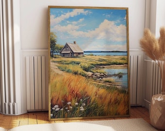 Cape Cod Art| Assembled & Ready to Hang | Perfect wall decor or gift