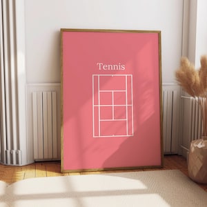 Tennis Wall Art Print | Tennis Print | Tennis Poster