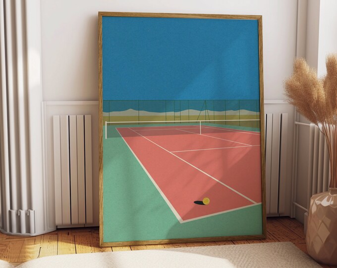 Framed Tennis Wall Art | Framed and Ready to Hang