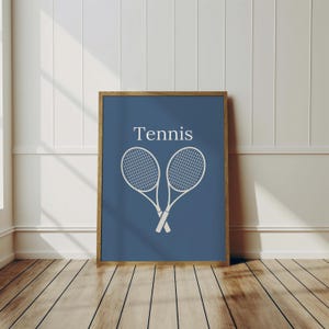 Tennis Wand Kunst | Tennis-Druck | Tennis Poster