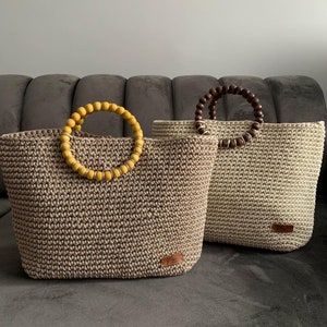 TYPESERVICE ♥ Beaded Handmade Knitted Bag/追跡付 TYPESERVICE ♥ Beaded Handmade Knitted Bag/追跡付