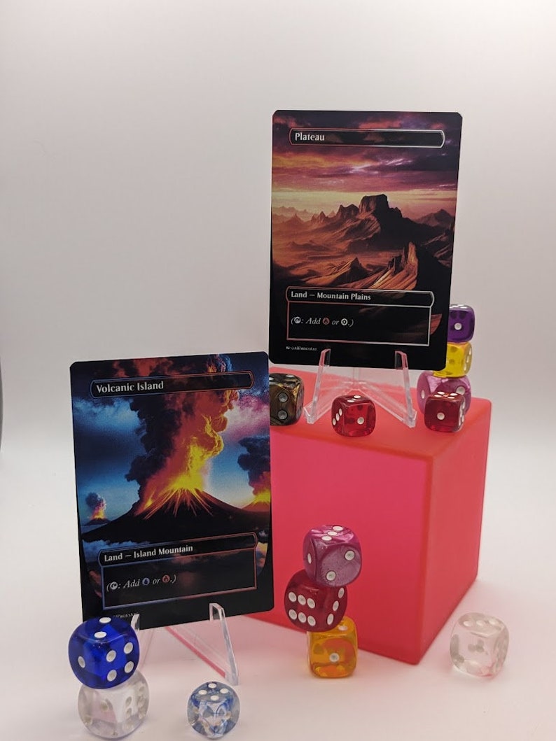 Ultimate 10piece MTG Dual Lands Proxy Collection Handcrafted, Artistic