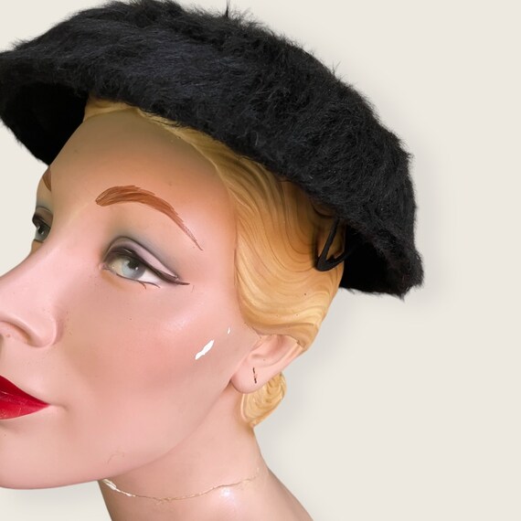 1950s Hat | Charming 50s Furry Hat - image 6