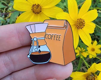 Alternative Enamel Pin, Enamel Pin, Cute Pin, Coffee Pin, Coffee Lover, Coffee Gift, Cute Enamel Pin, Coffee, Espresso Machine,Espresso Pins