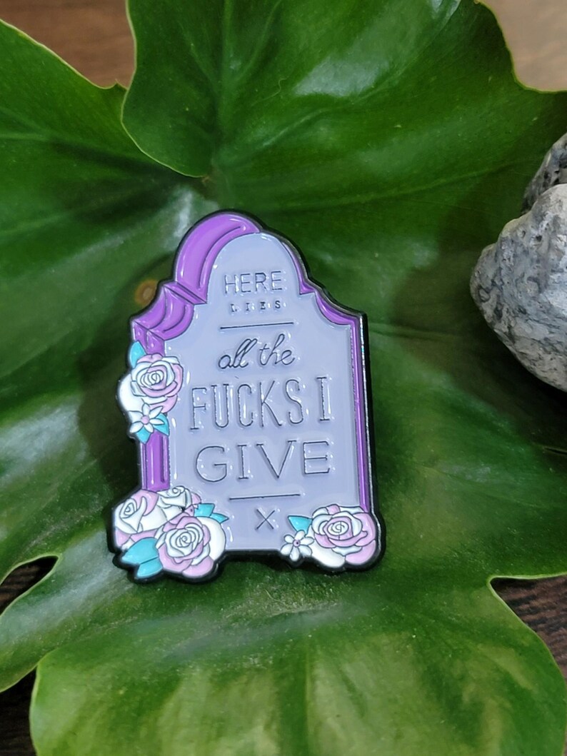 Enamel Pin, Funny Pin, Dark Humor, Feisty, Attitude, Vibe, Savage ...
