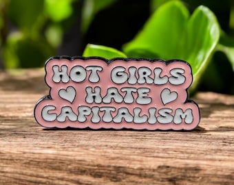 Alternative Pin, Grunge Pin, Feisty Pin, Sarcasm, Funny Gift, Enamel Pin, Humor Pin, Pink Pin, Women Pin, Cute Enamel Pin, Gifts For Her,