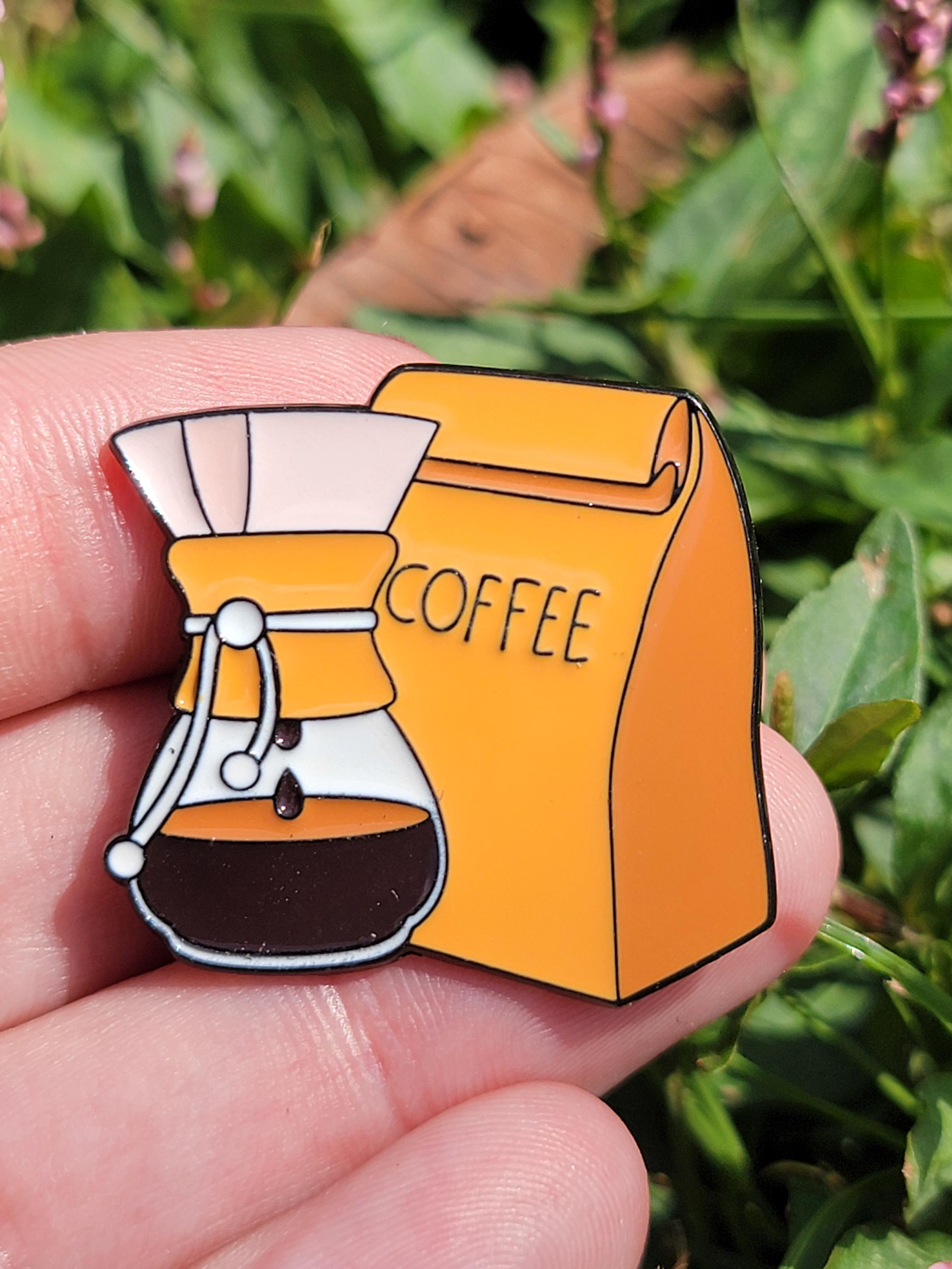 Alternative Enamel Pin, Enamel Pin, Cute Pin, Coffee Pin, Coffee Lover ...
