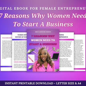 7 Reasons Why Women Need To Start A Business | Digital eBook for Female Entrepreneurs