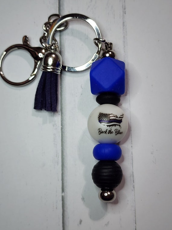 Back the Blue Keychain Back the Blue Keychain