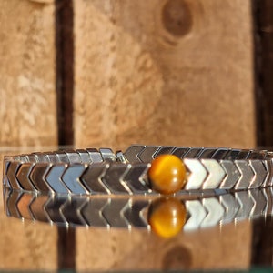 Hematite and Tiger Eye Bracelet